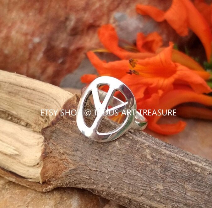 Silver Peace Ring