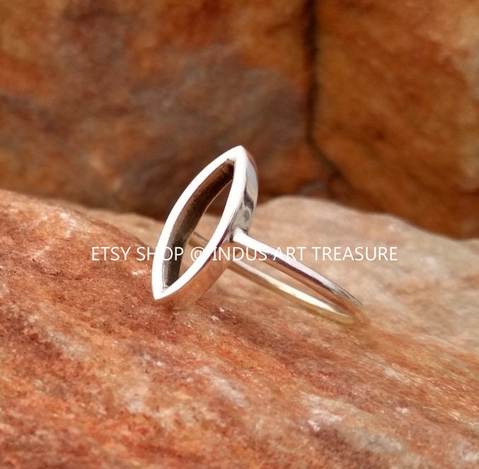 Blank Marquise Ring