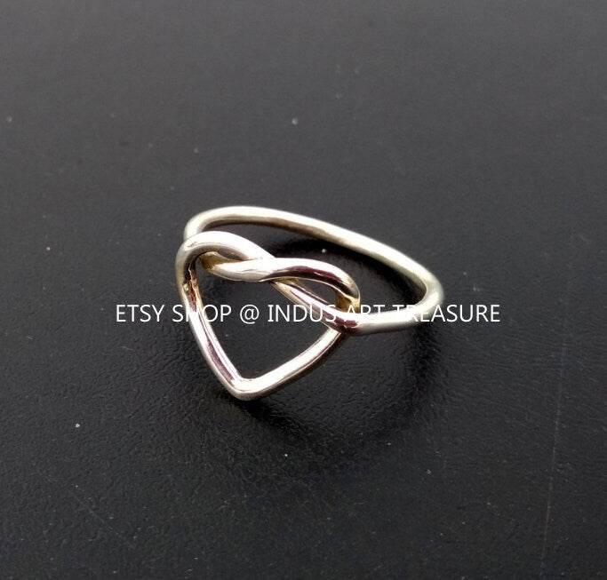 Knotted Heart Ring