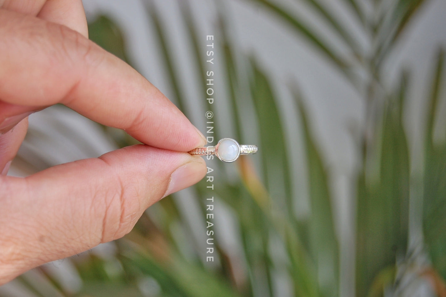 Opal Dainty Ring