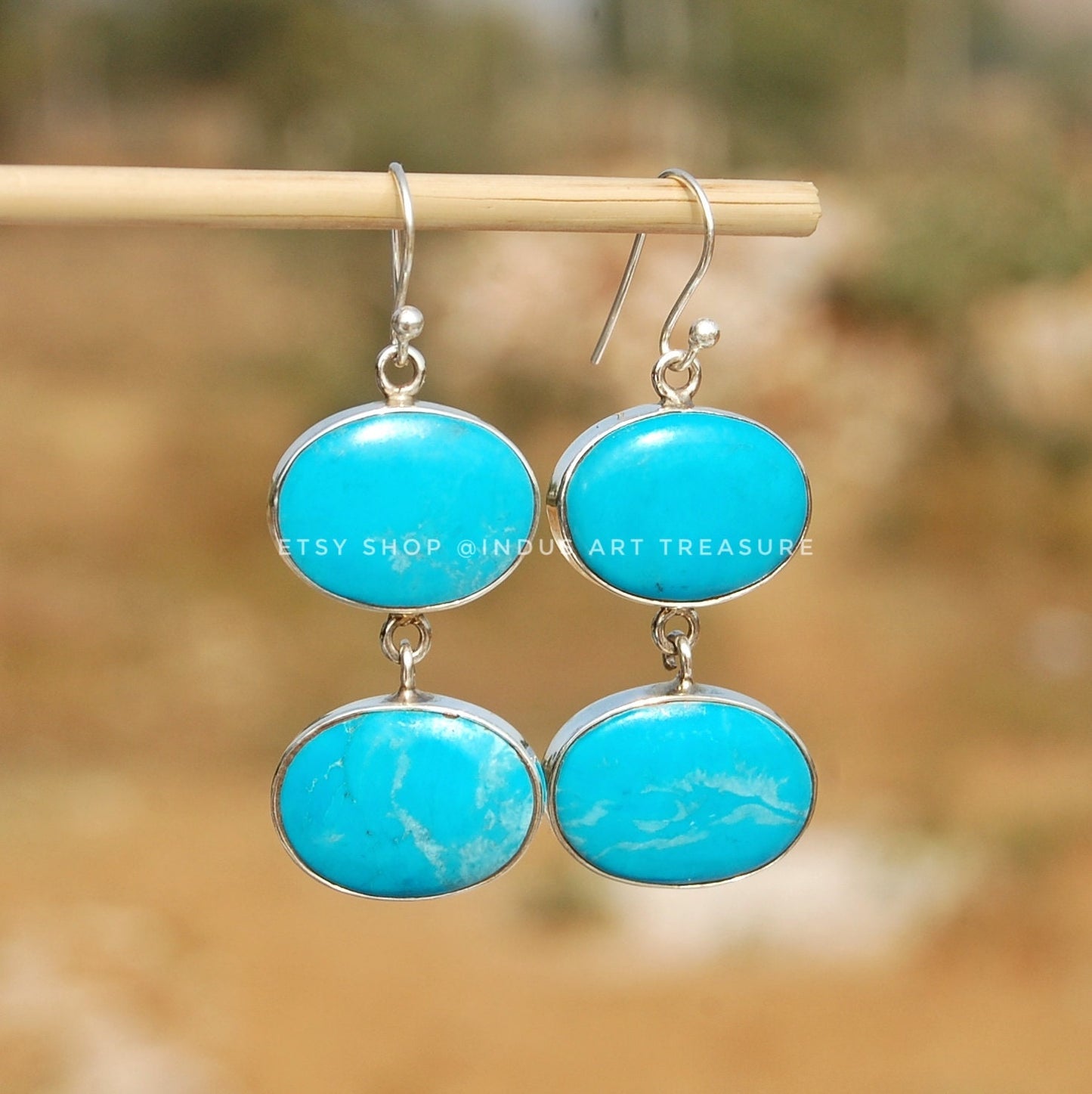 Turquoise Dangling Earrings