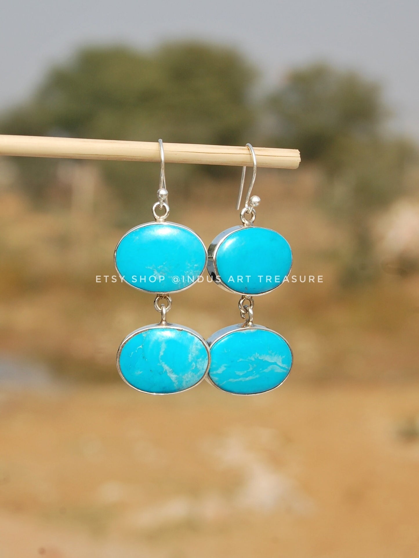 Turquoise Dangling Earrings