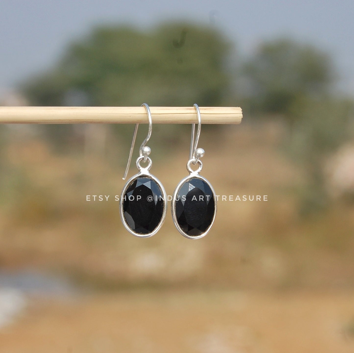 Black Onyx Earrings