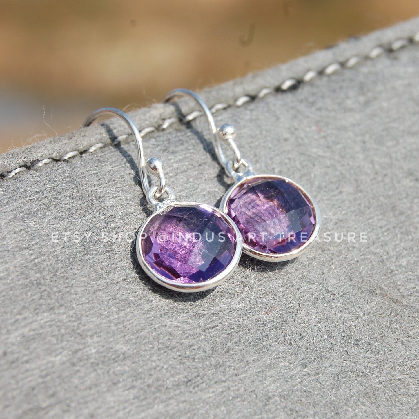 Amethyst Dangle Earrings