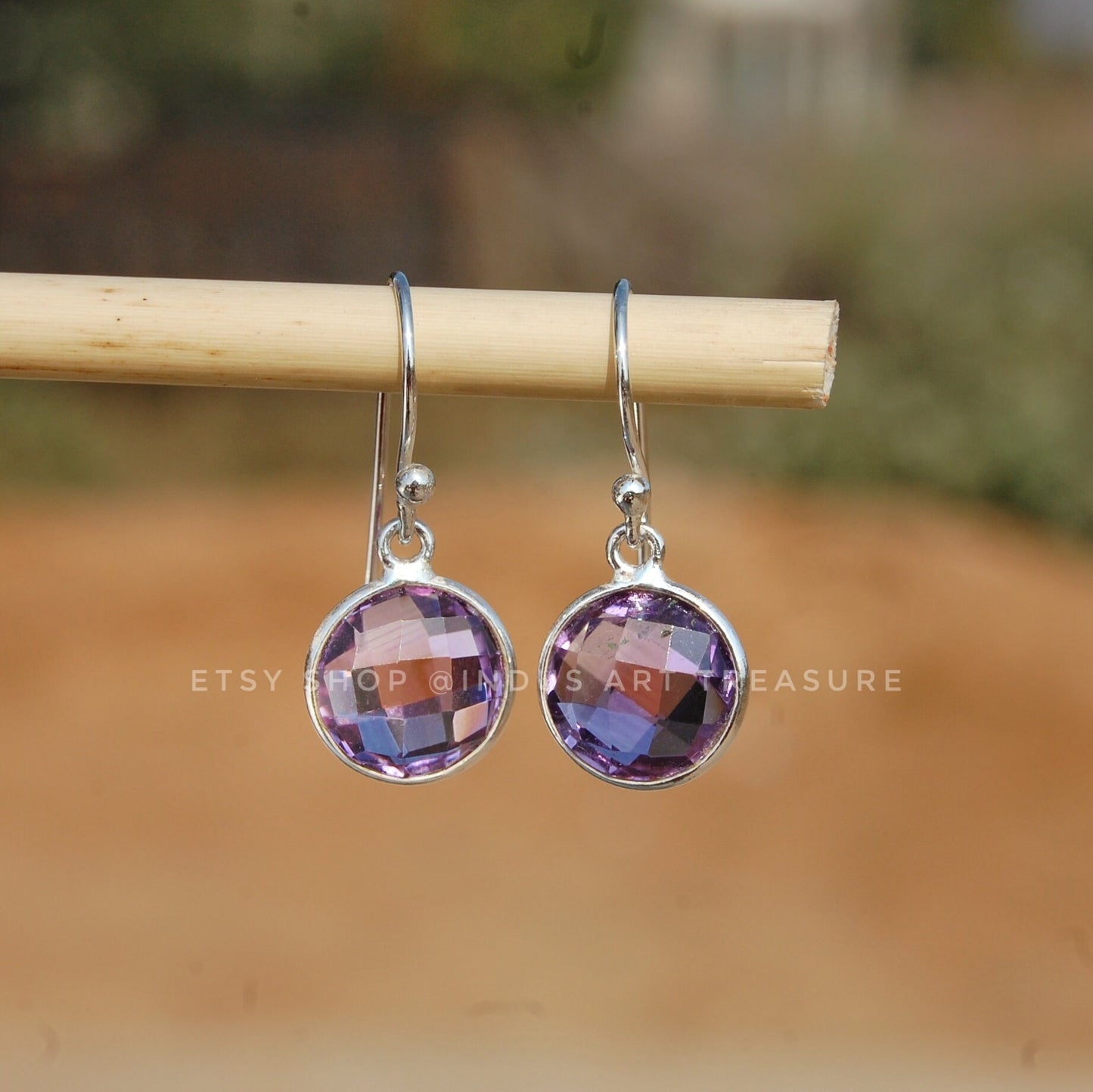 Amethyst Dangle Earrings