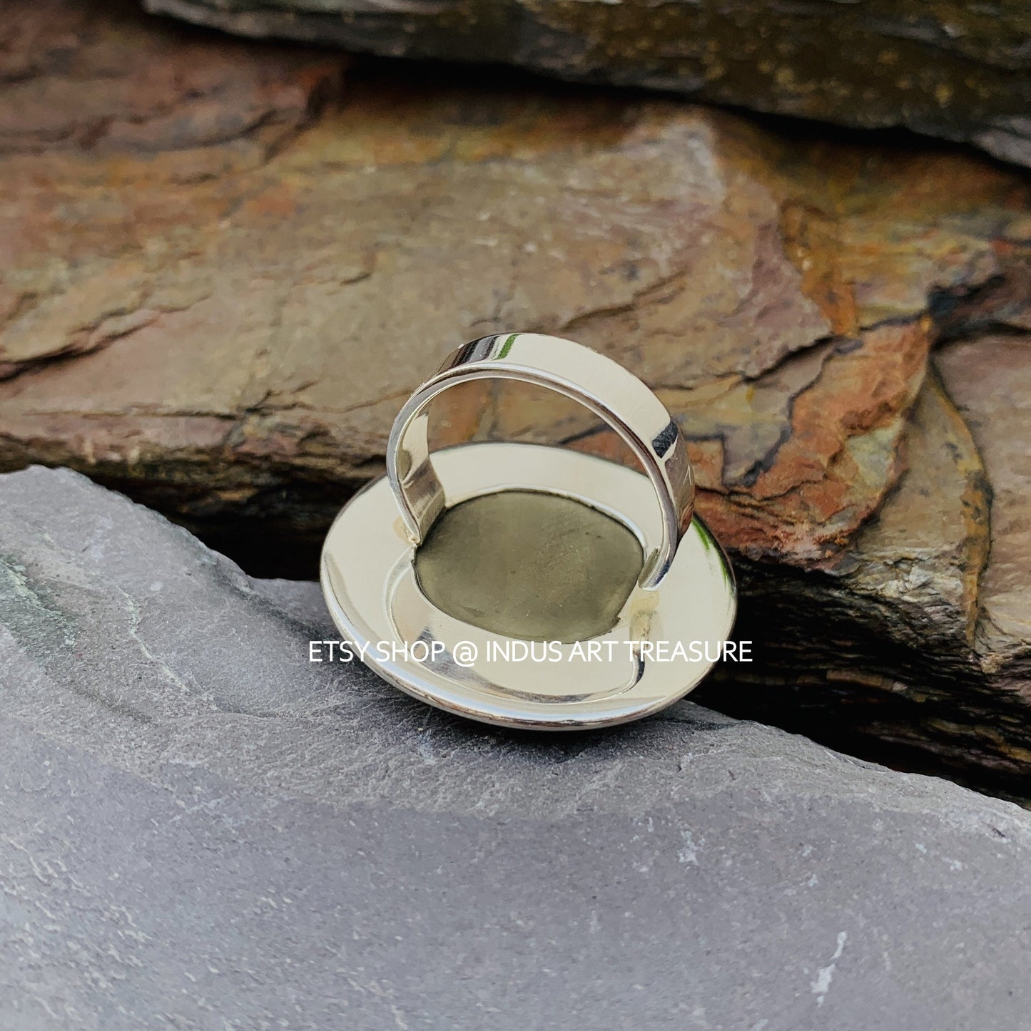 Pyrite Rough Statement Ring