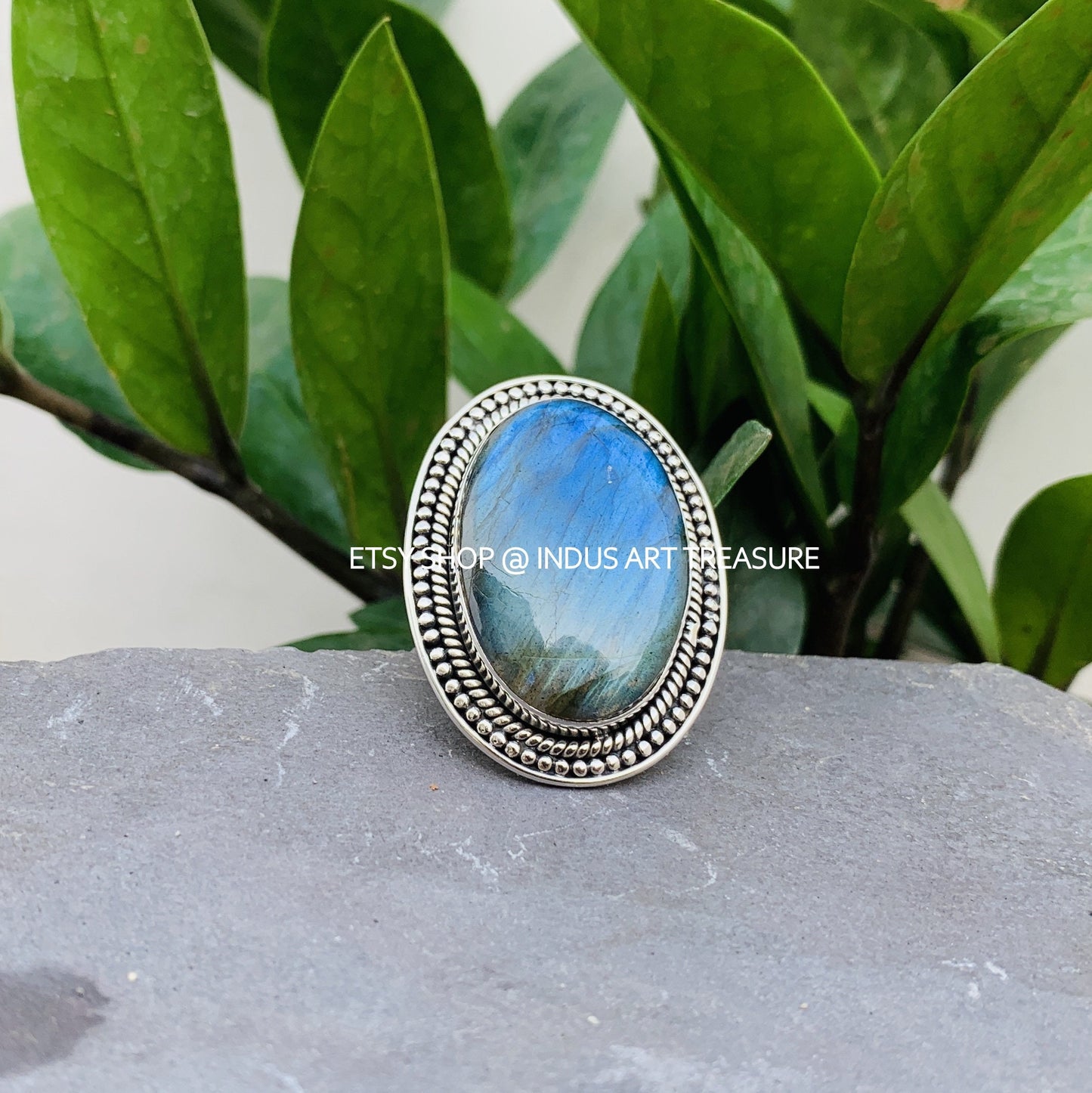 Blue Labradorite Ring