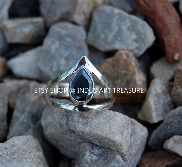 Hematite Crown Ring