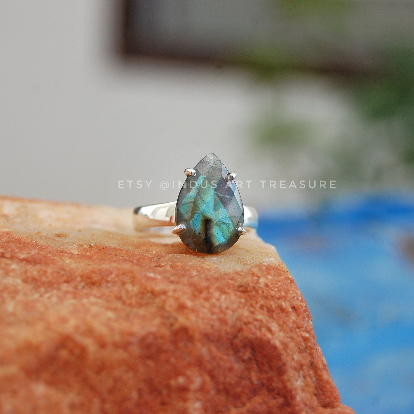 Blue Labradorite Ring