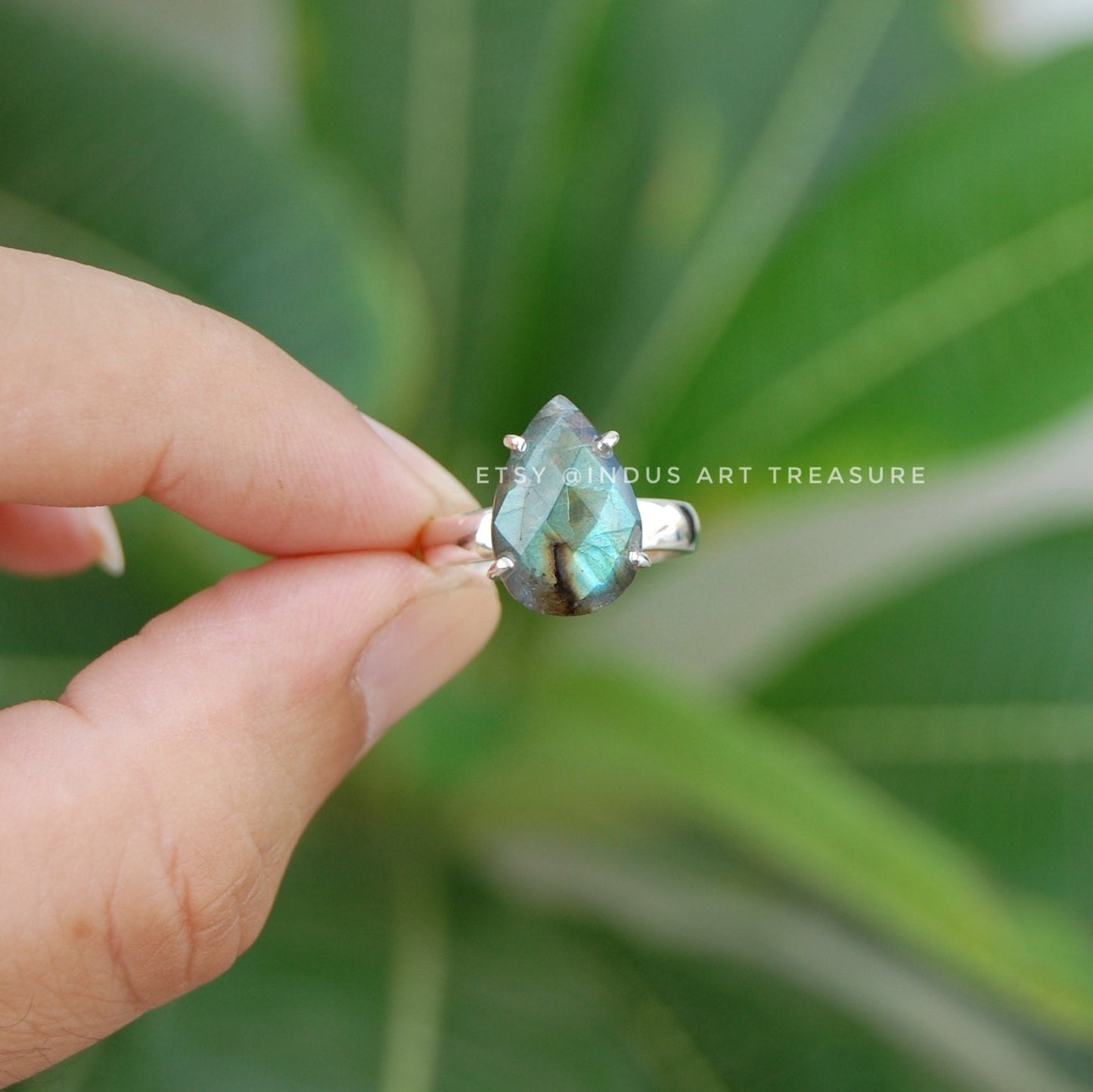 Blue Labradorite Ring