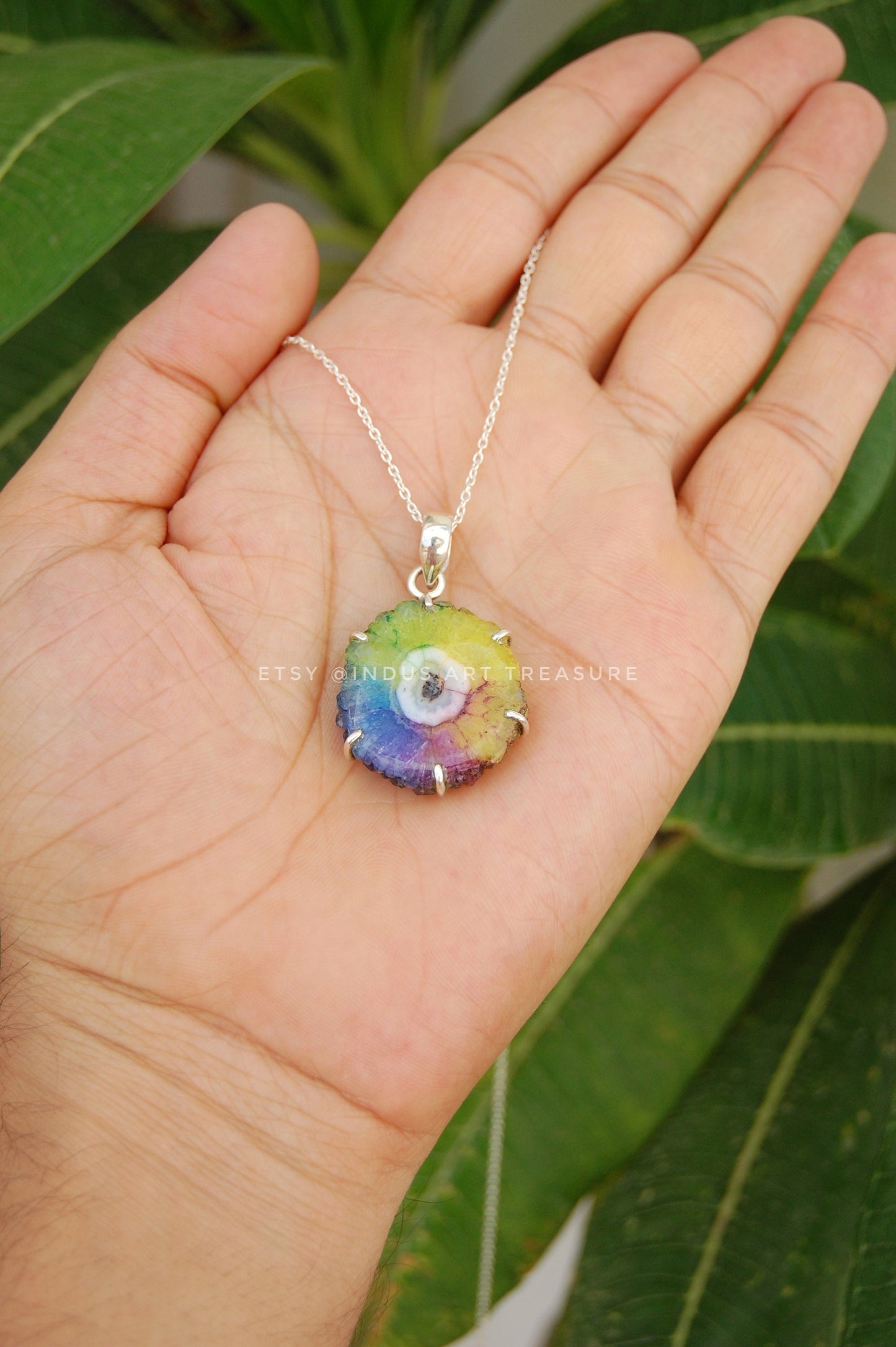 Rainbow Quartz Pendant