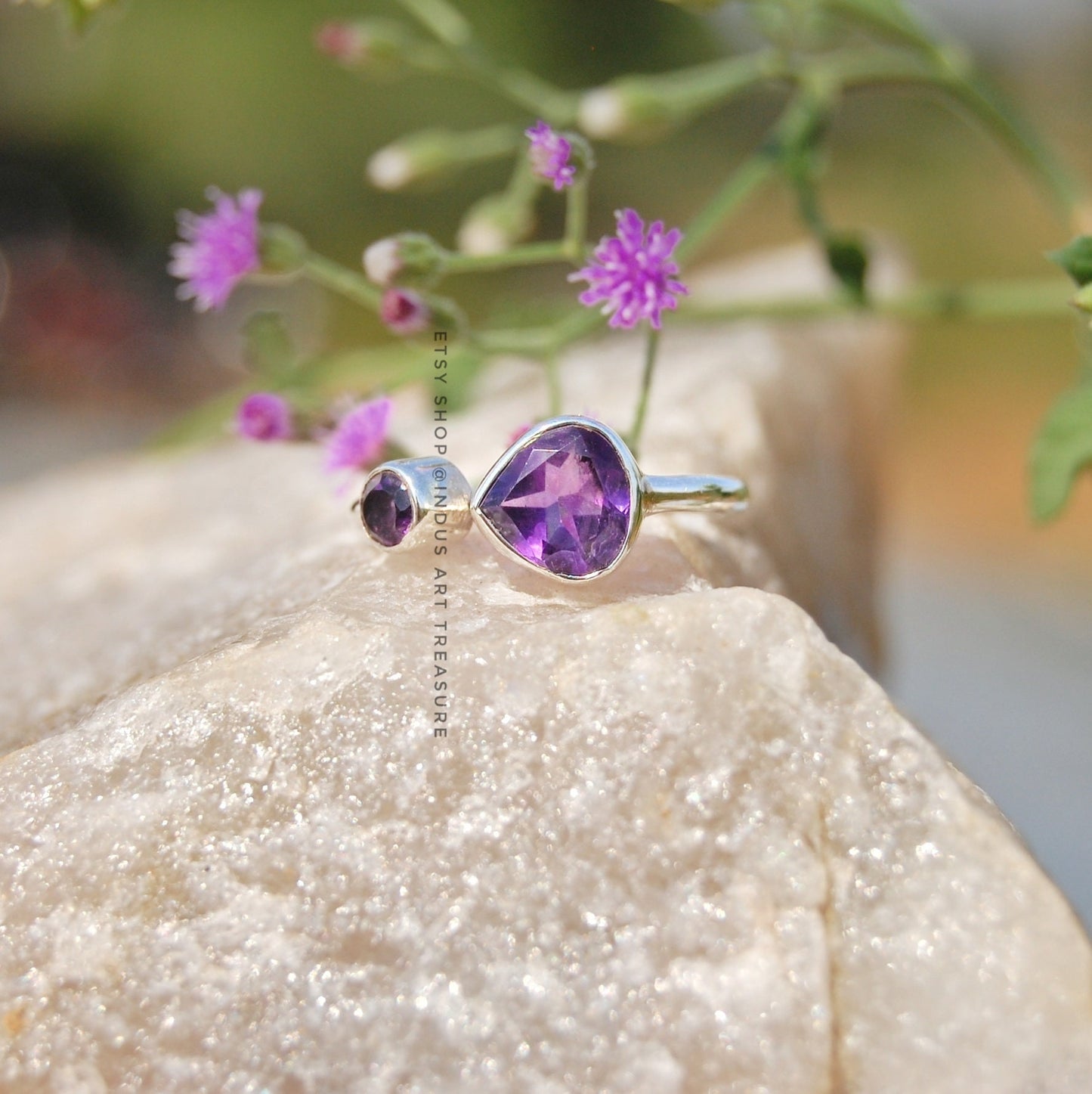 Amethyst Designer Ring