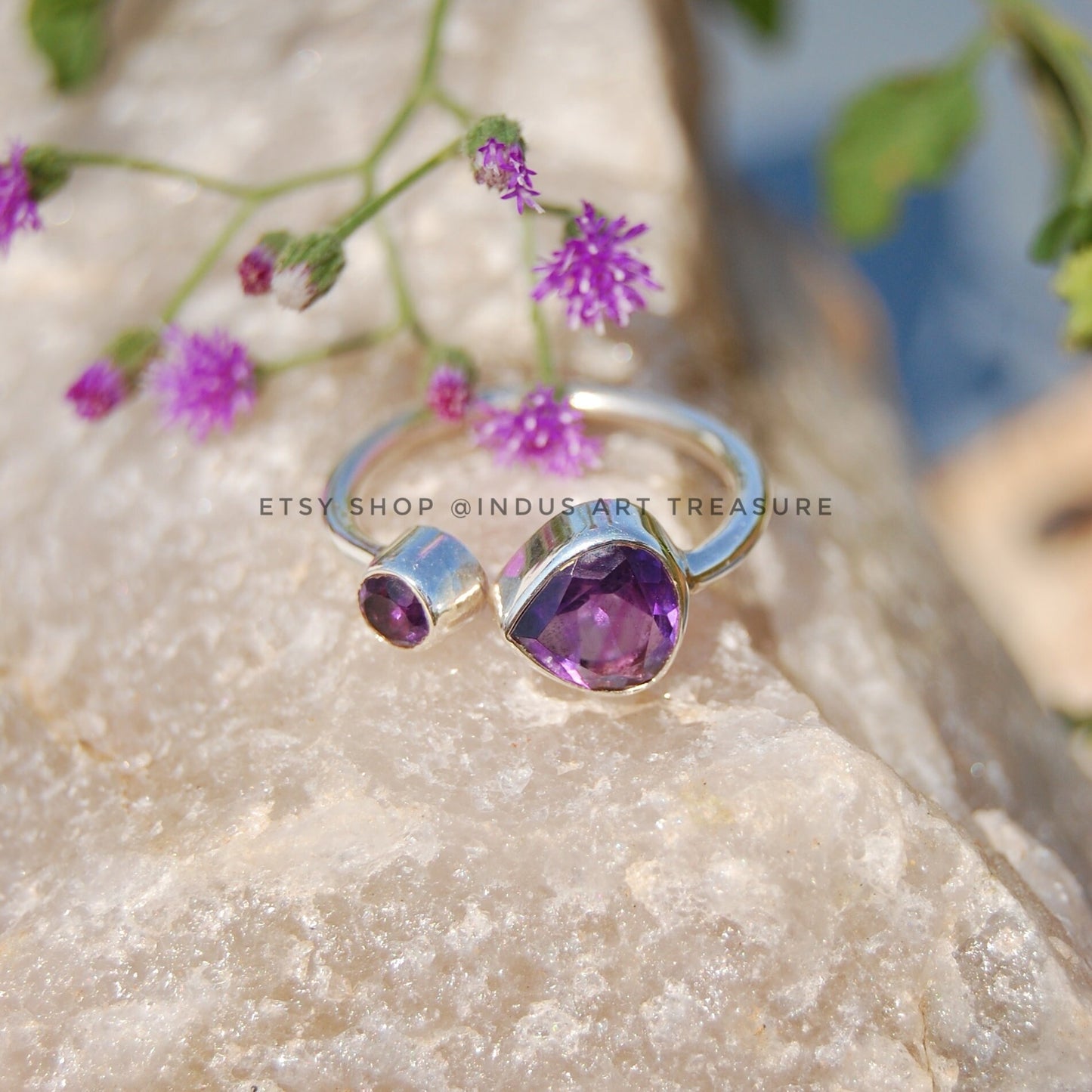 Amethyst Designer Ring