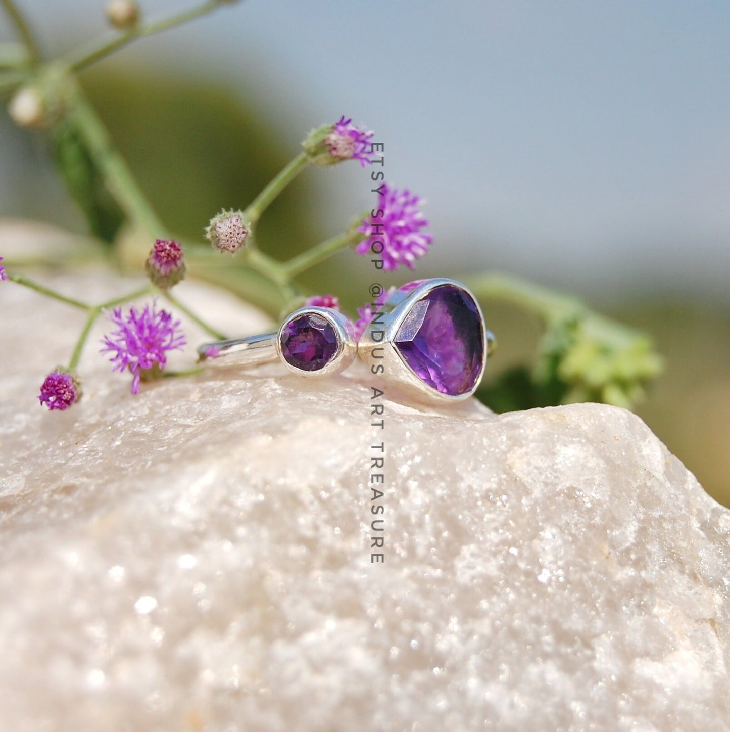 Amethyst Designer Ring