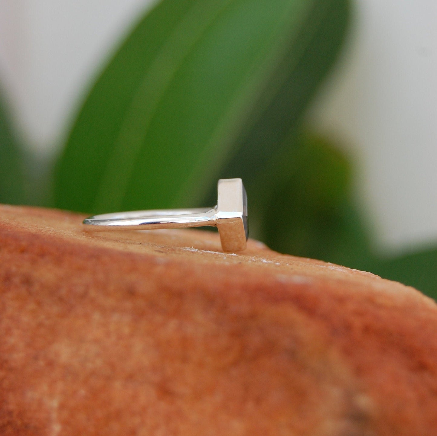 Smoky Quartz Dainty Ring