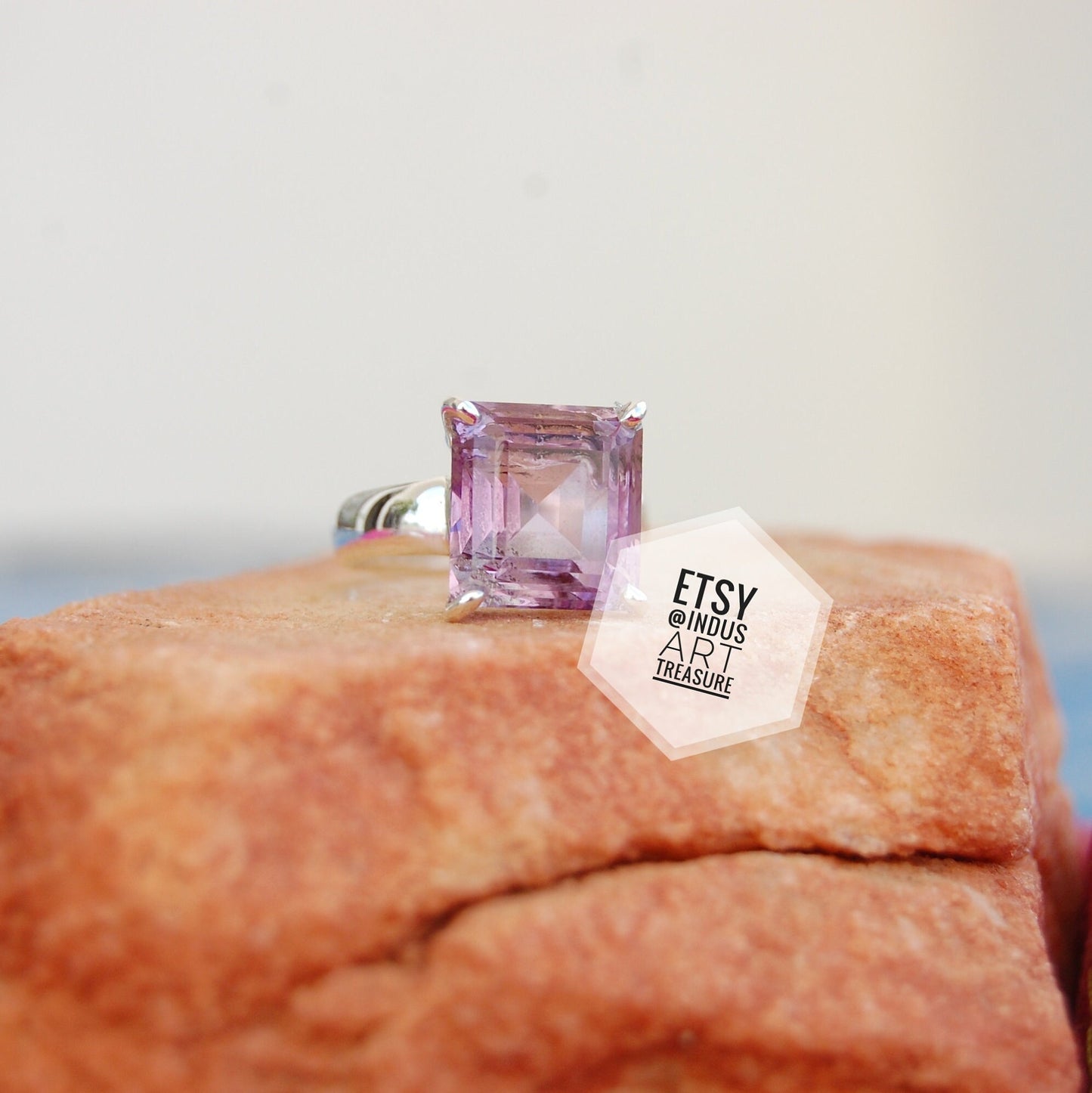 Purple Amethyst Dedicatd Statement Ring