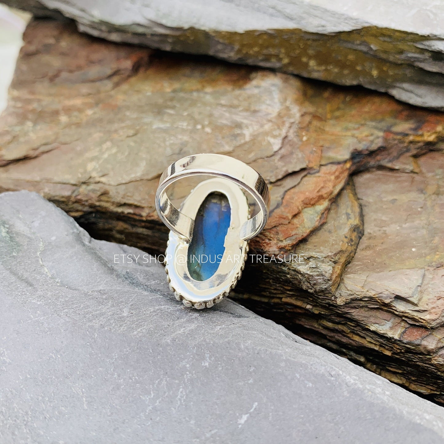 Blue Labradorite Ring