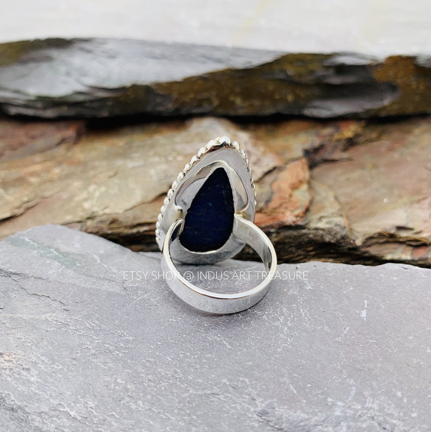 Lapis Statement Ring