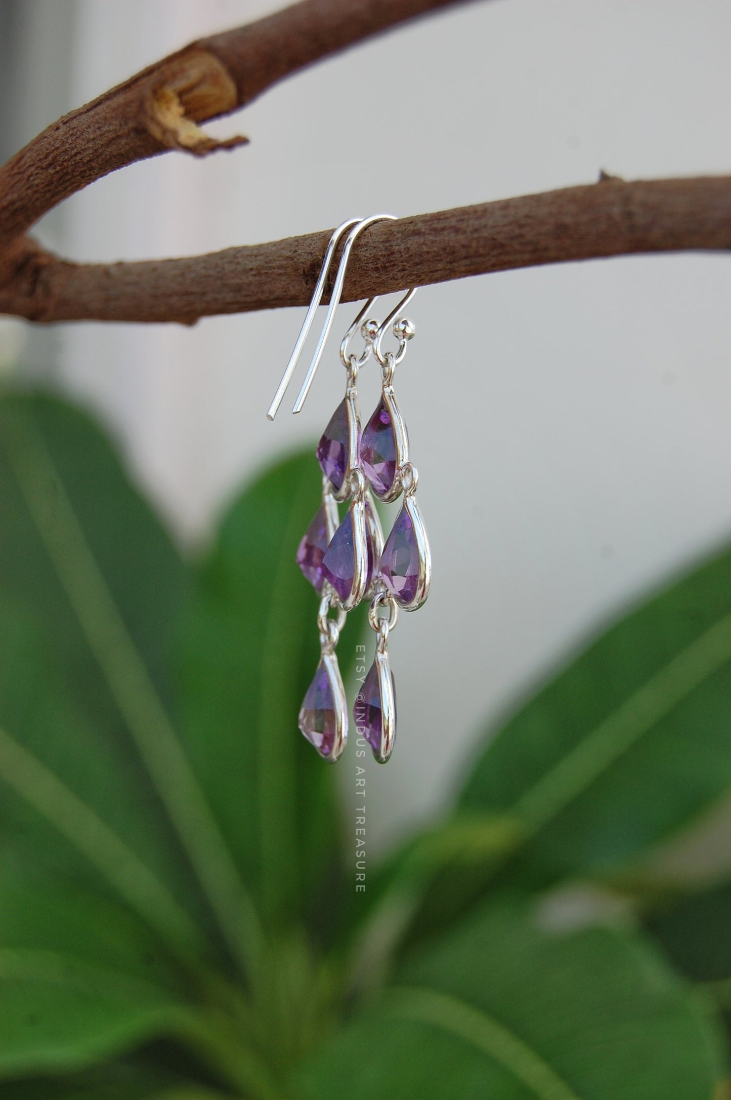 Amethyst Dangle Earrings