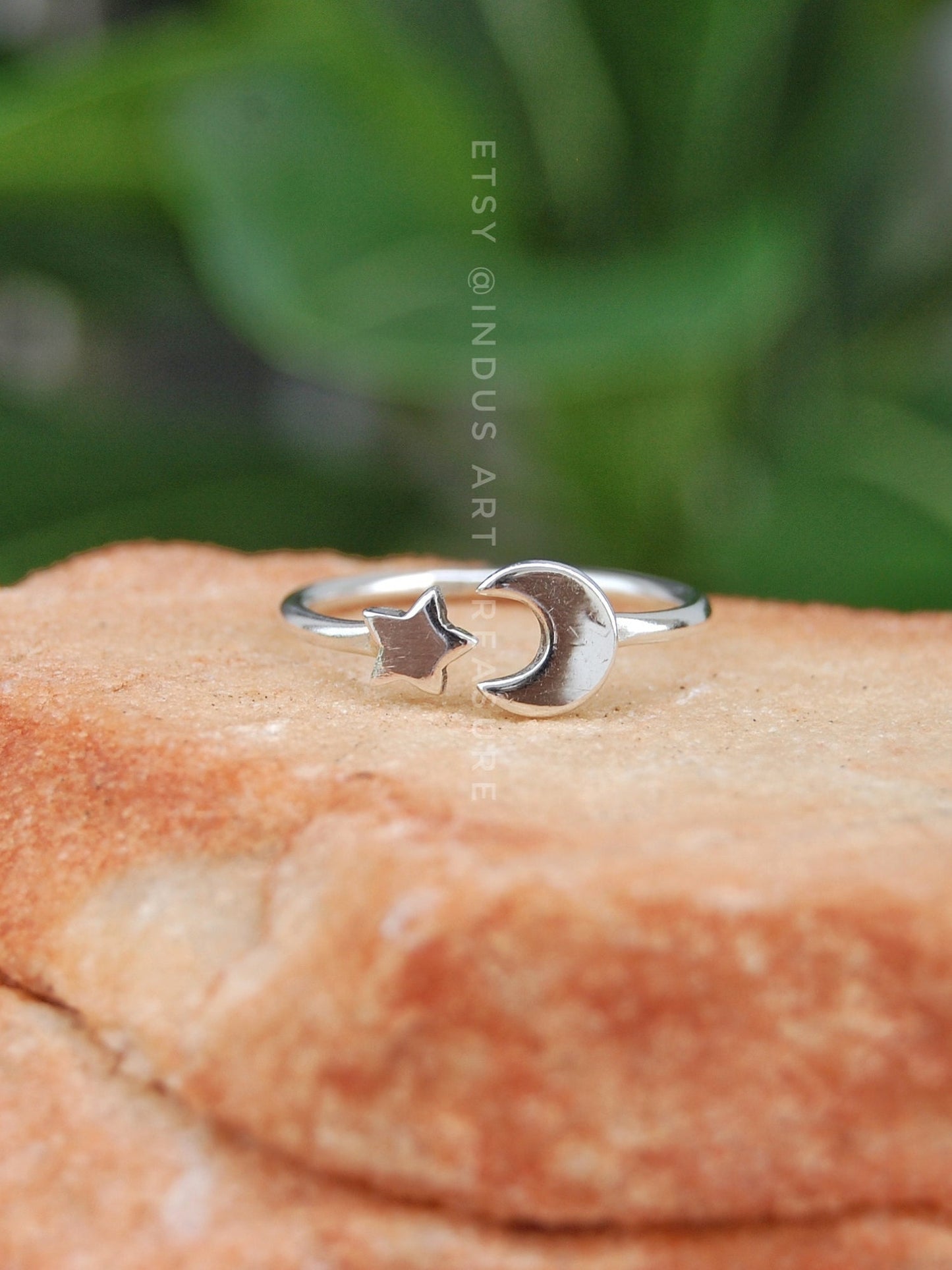 Star and Moon Ring