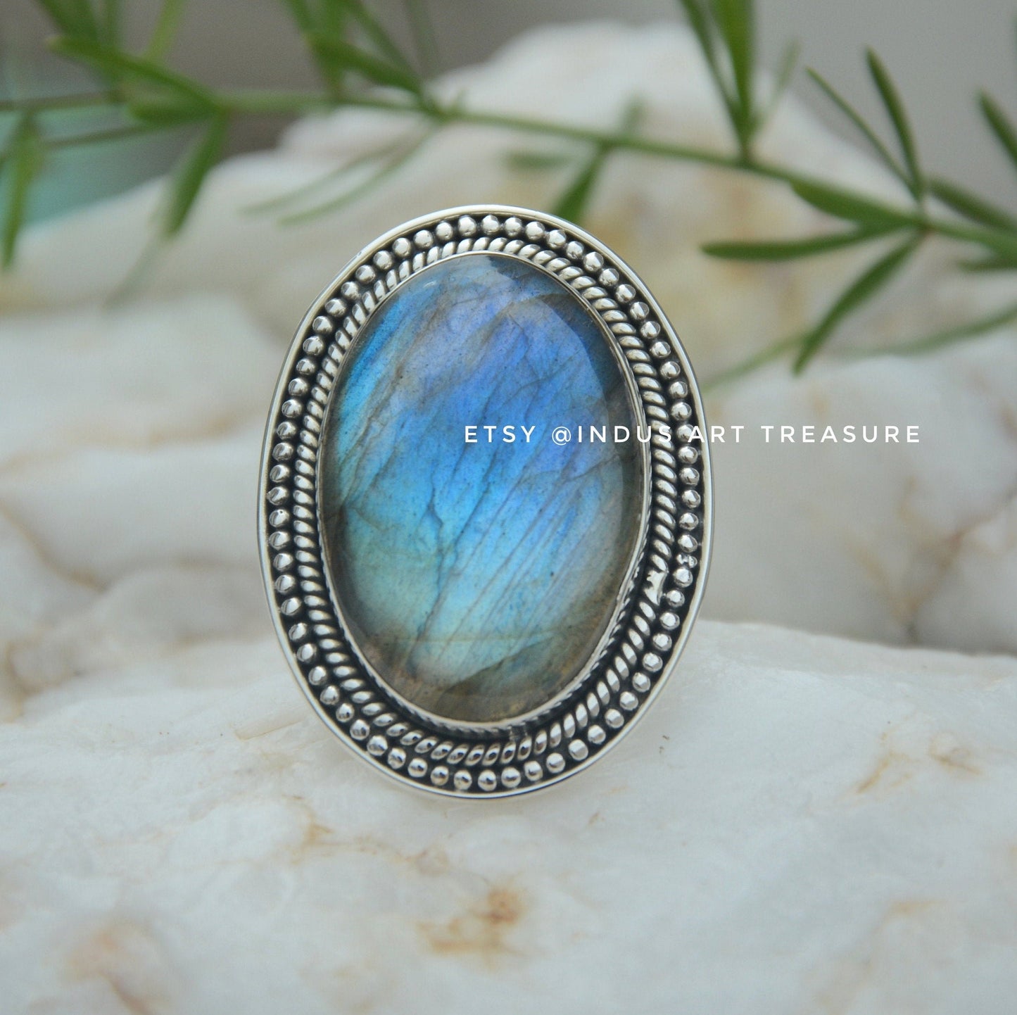 Blue Labradorite Ring