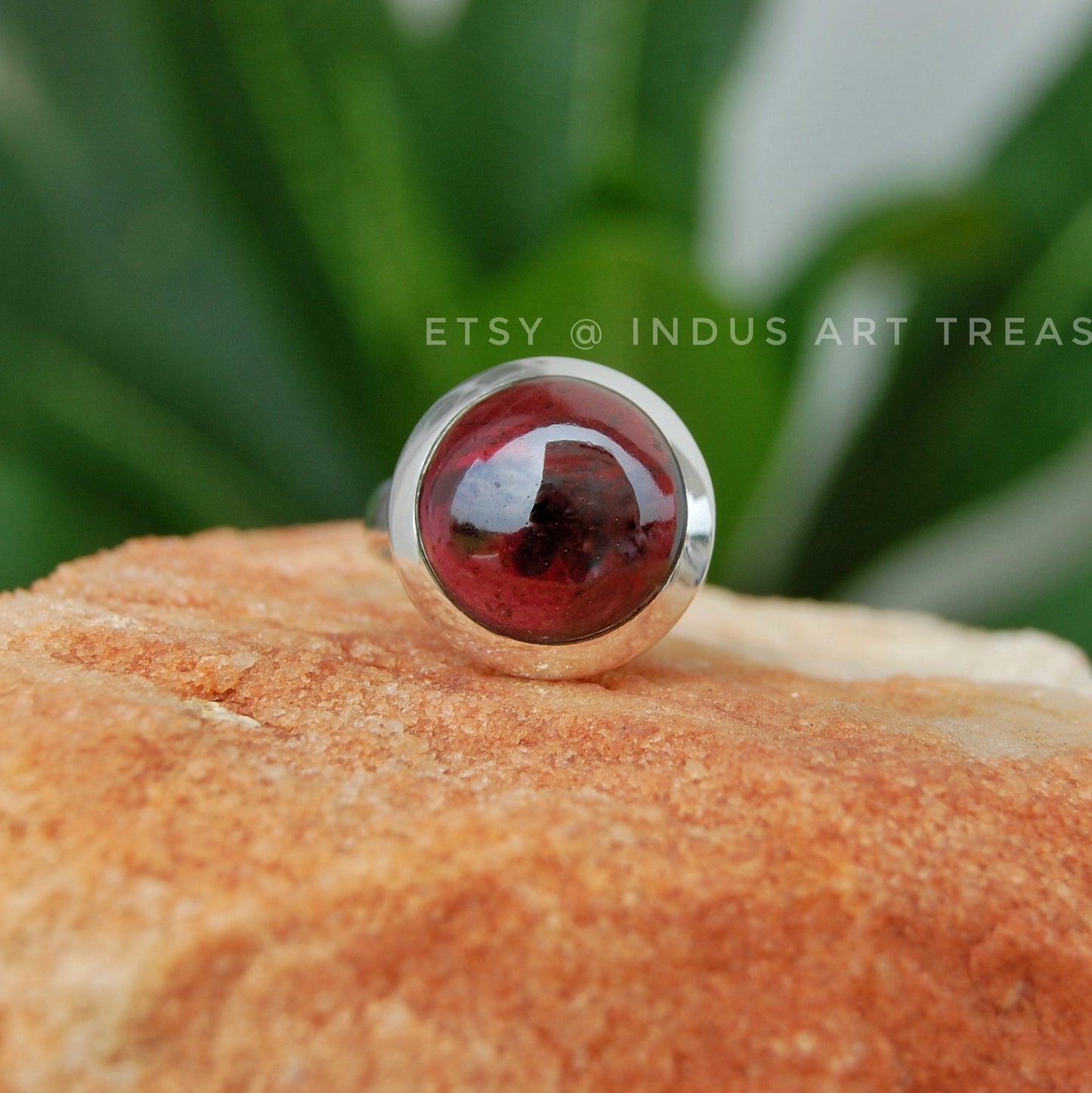Red Garnet Ring