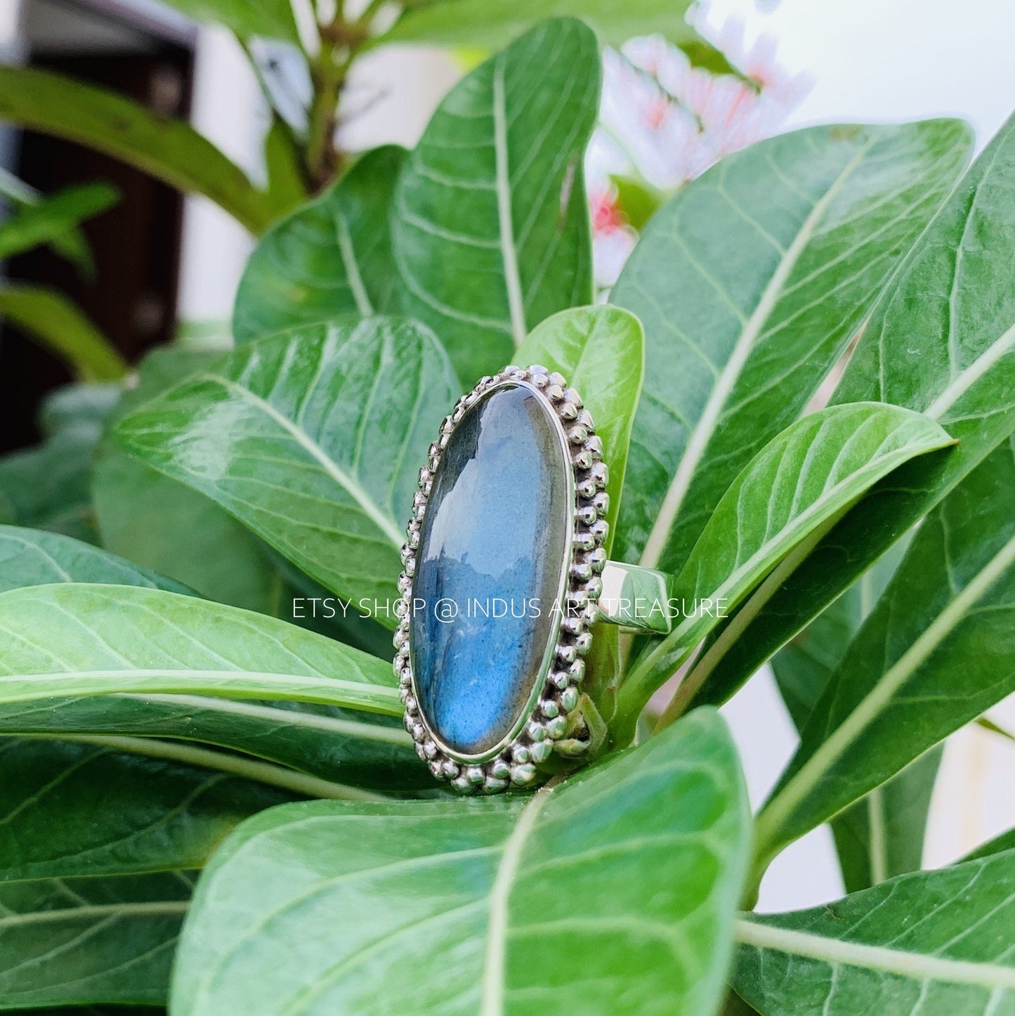 Blue Labradorite Ring
