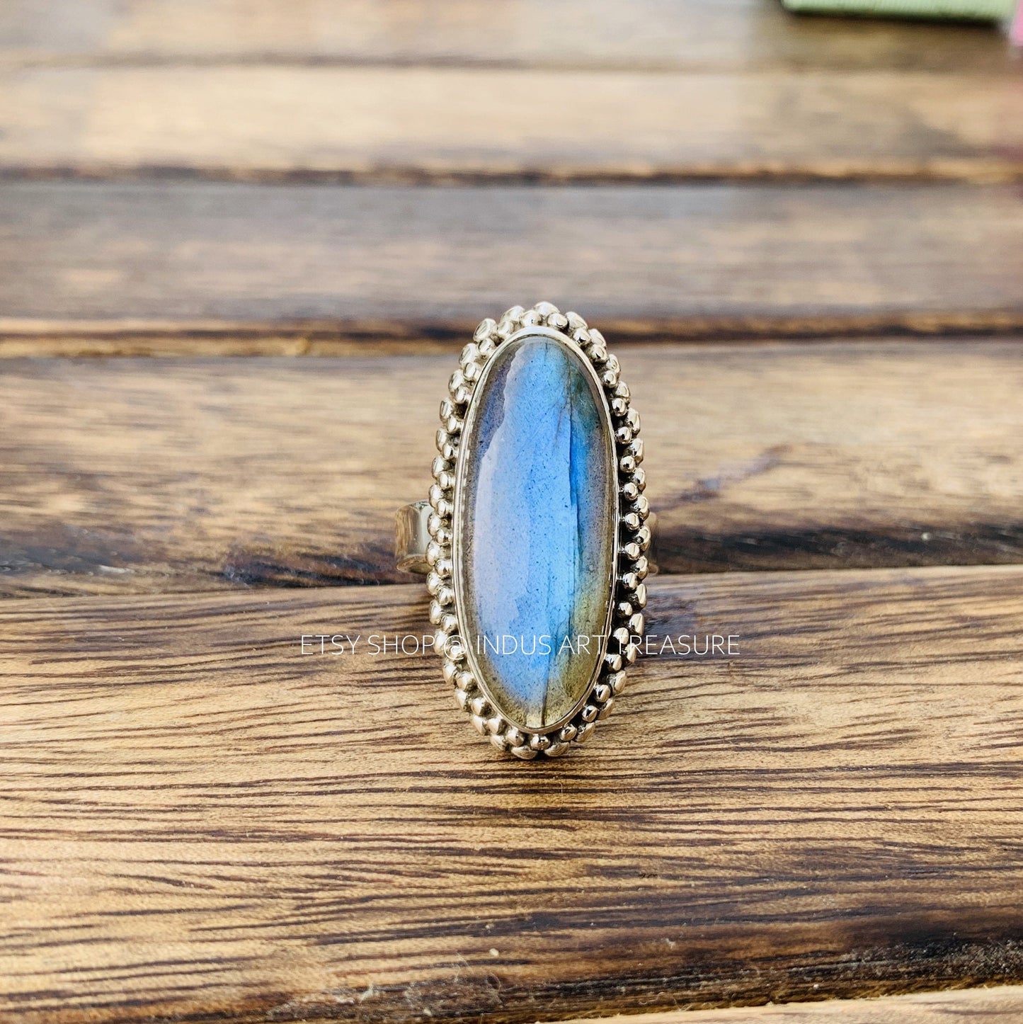 Blue Labradorite Ring