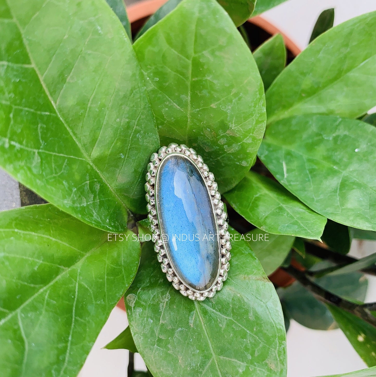 Blue Labradorite Ring