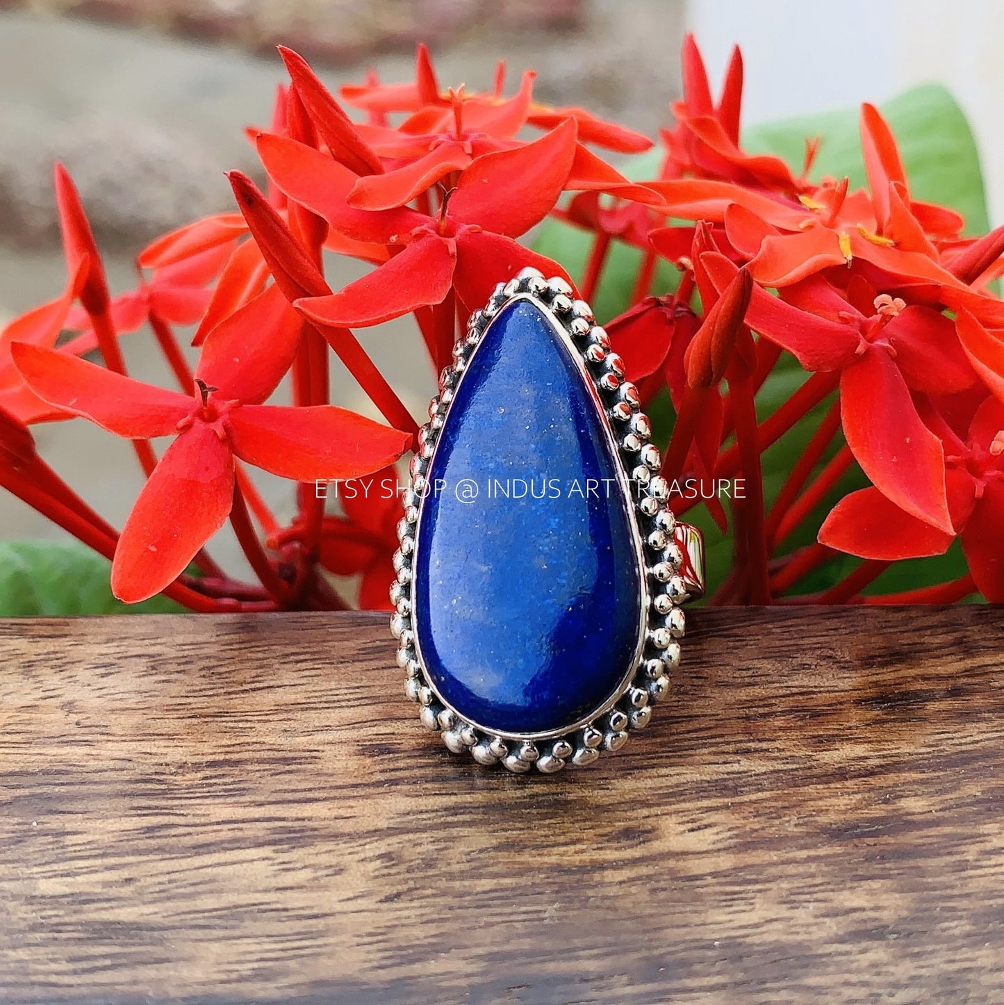 Lapis Statement Ring