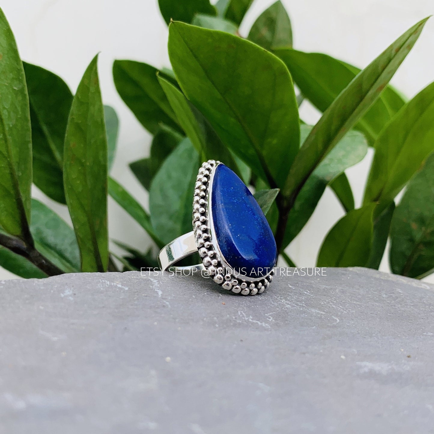 Lapis Statement Ring