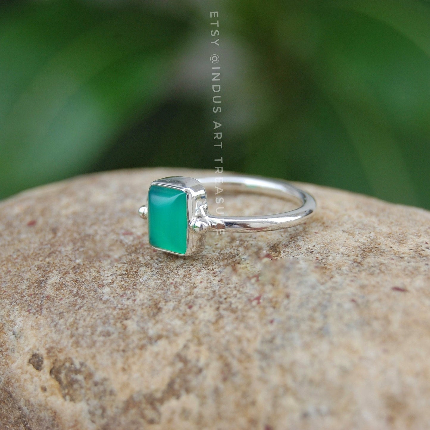 Green Onyx Ring