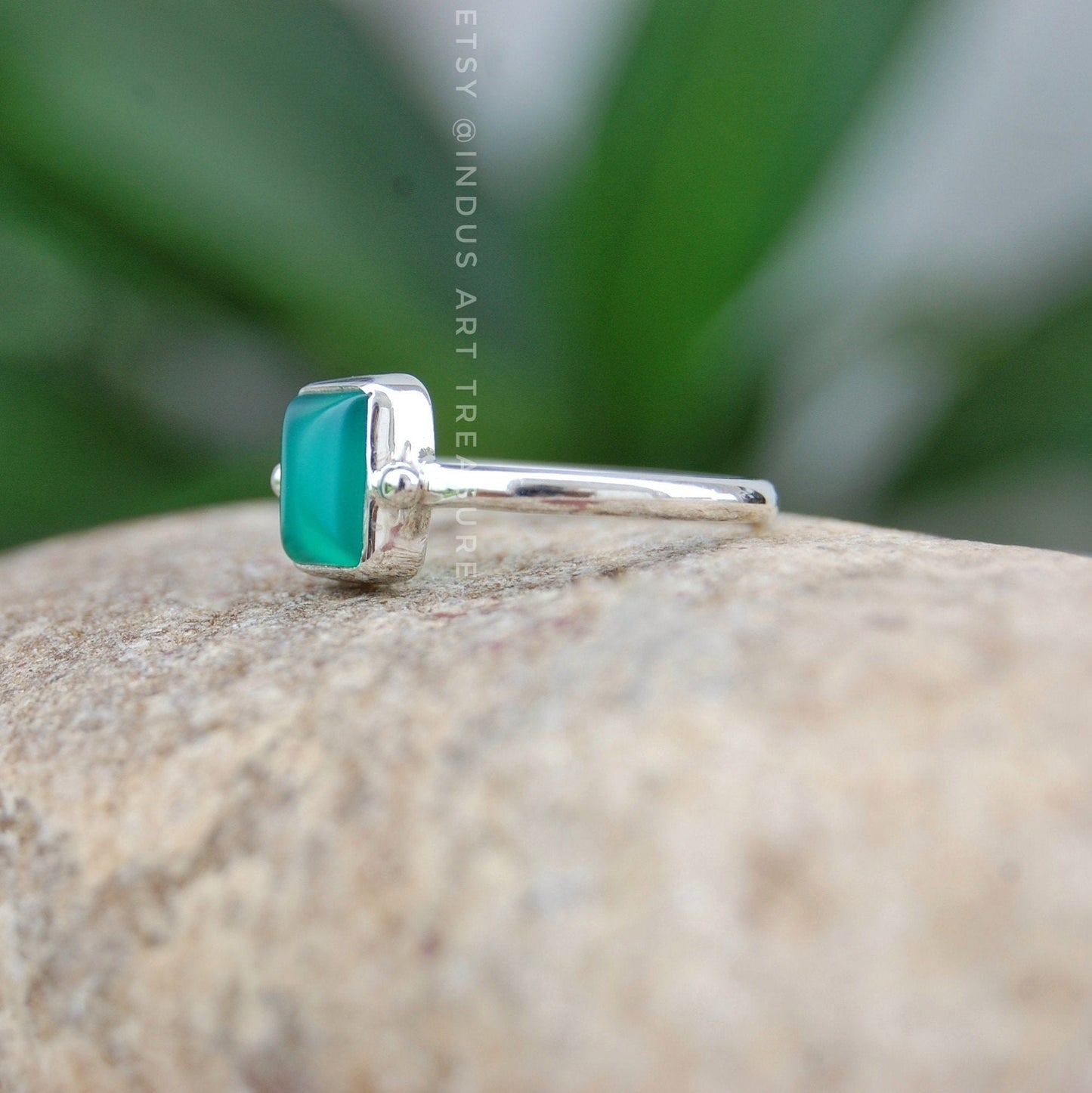 Green Onyx Ring