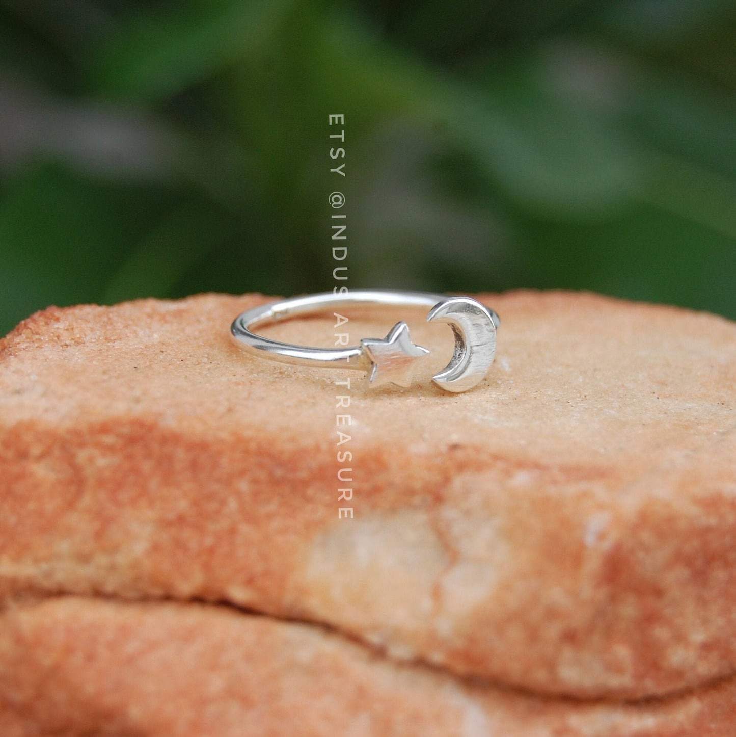 Star and Moon Ring