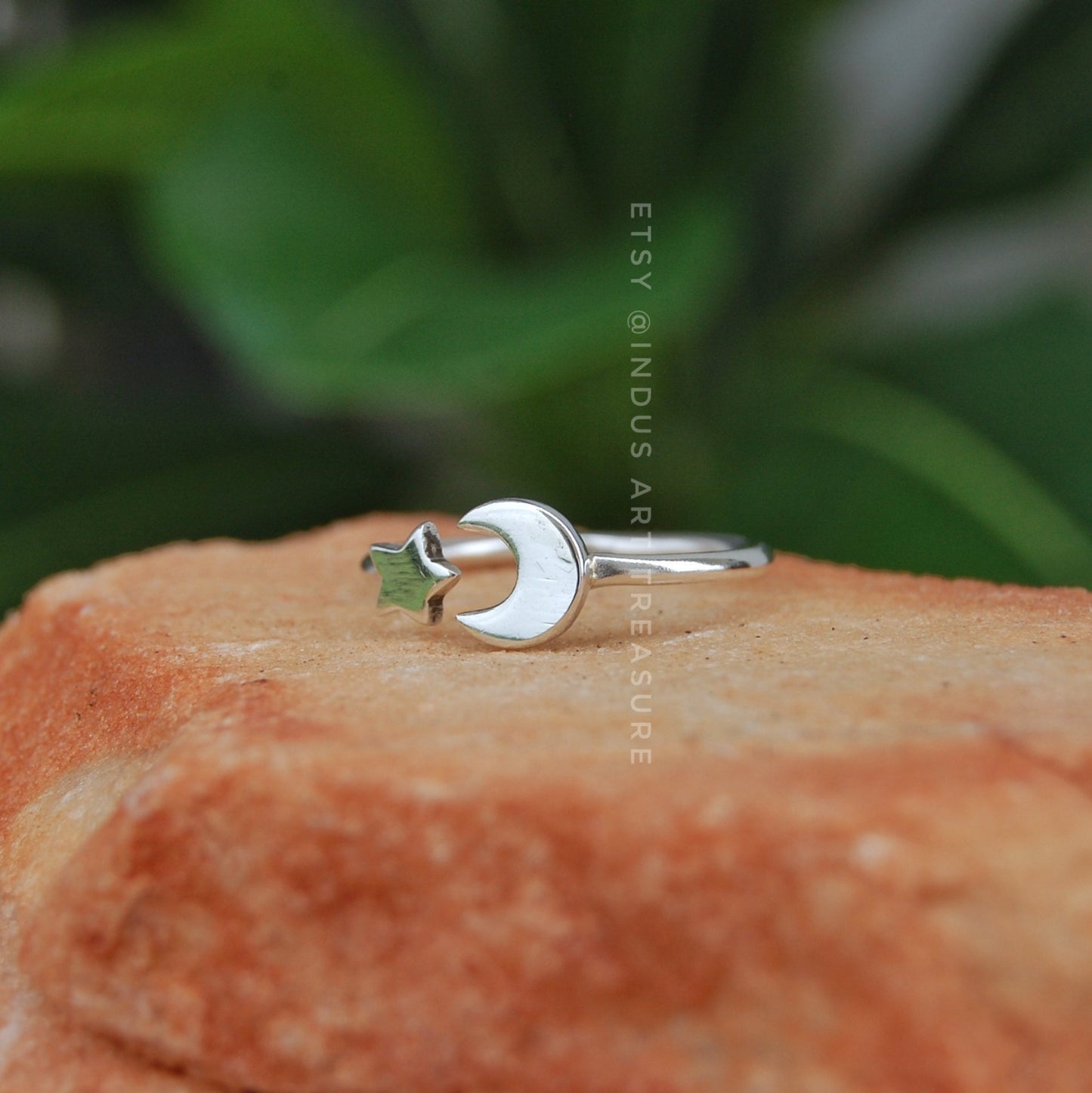 Star and Moon Ring