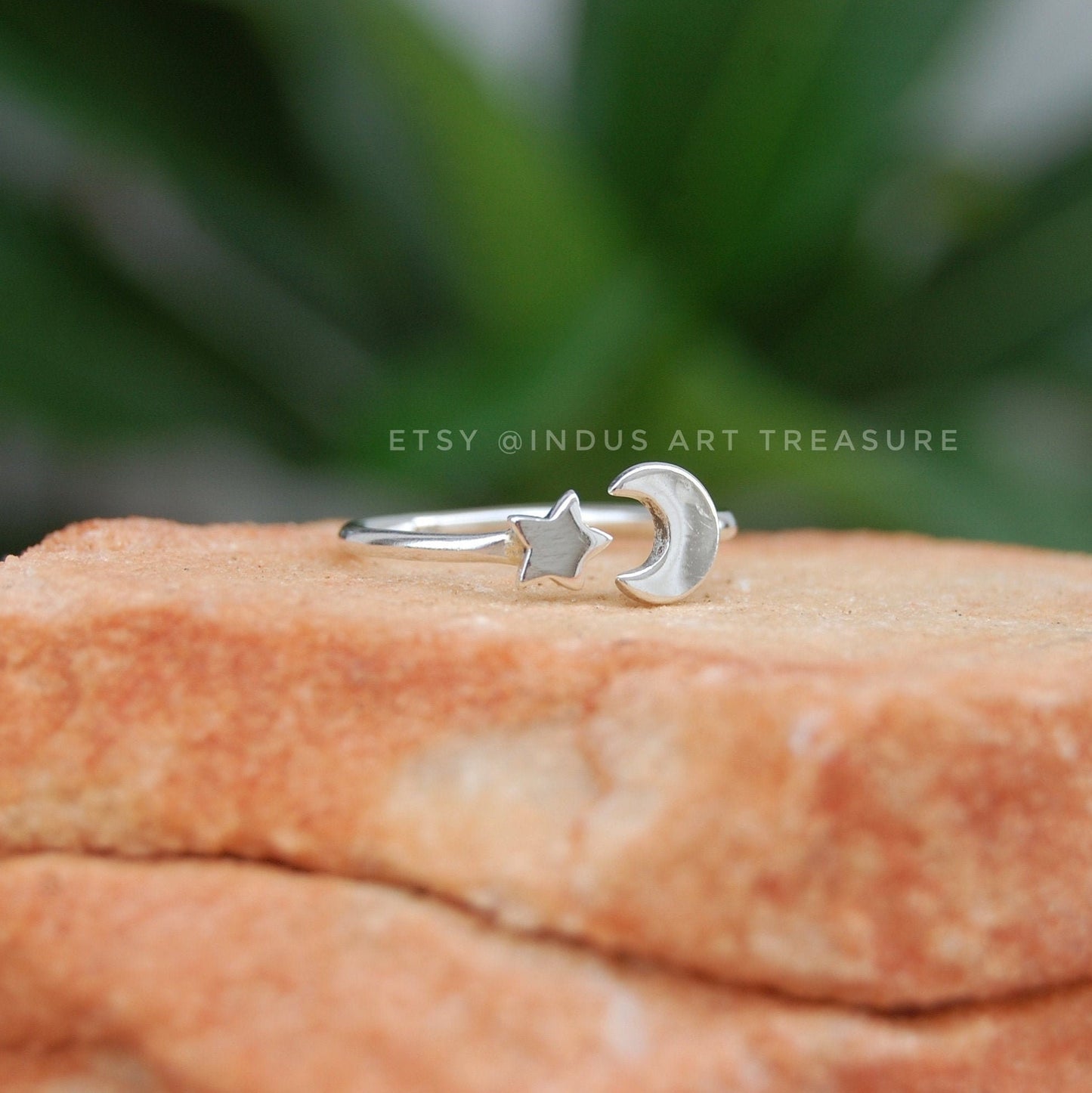 Star and Moon Ring
