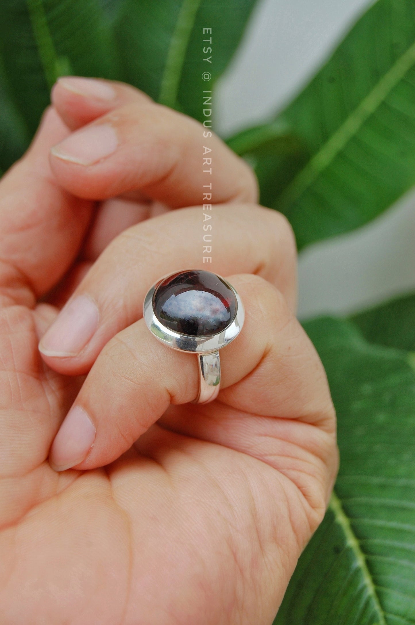 Red Garnet Ring