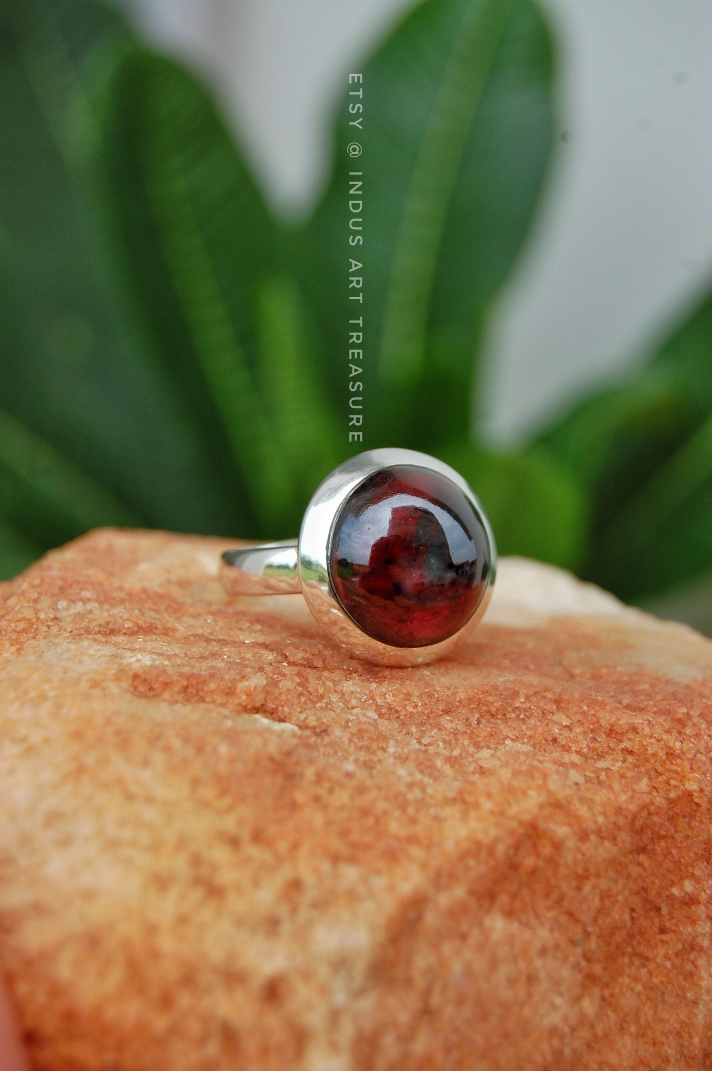 Red Garnet Ring