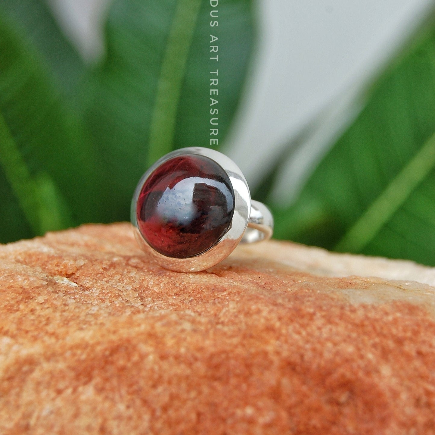 Red Garnet Ring