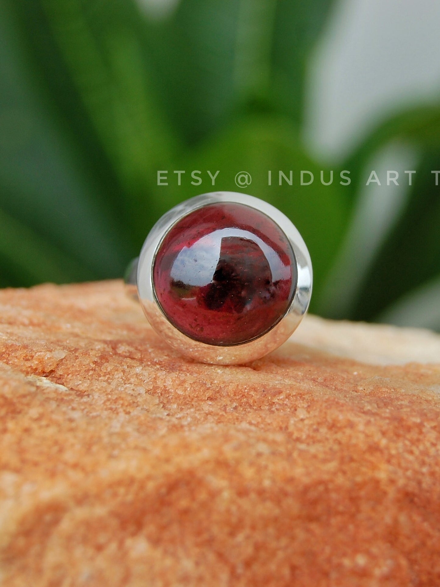 Red Garnet Ring