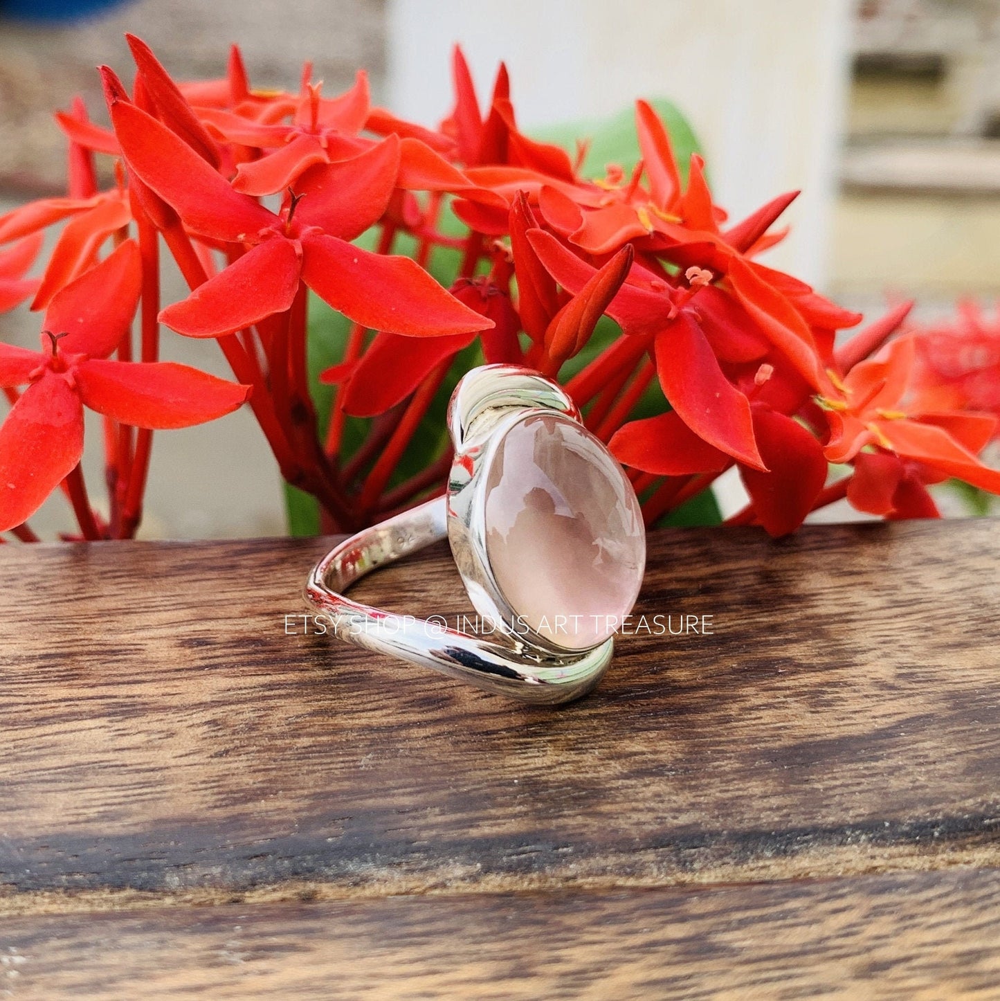 Rose Quartz Ring