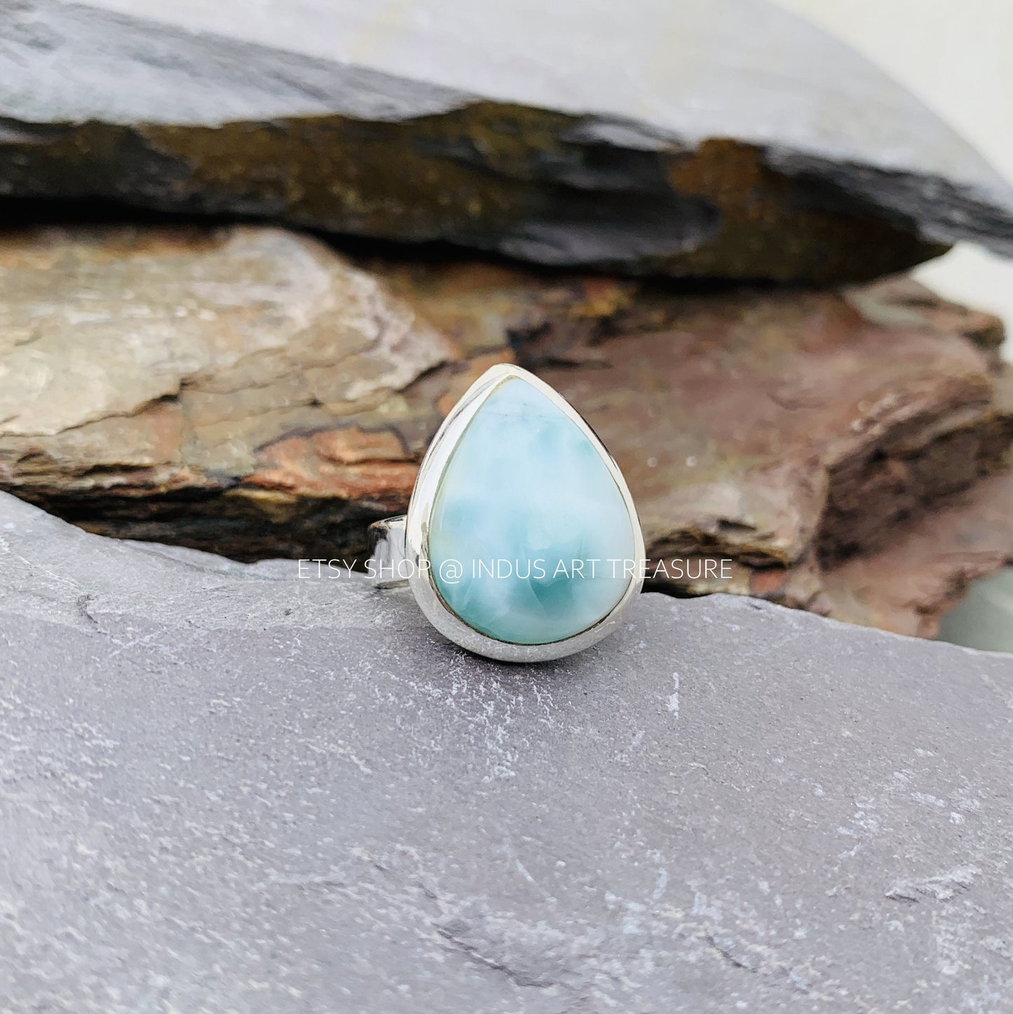 Larimar Ring