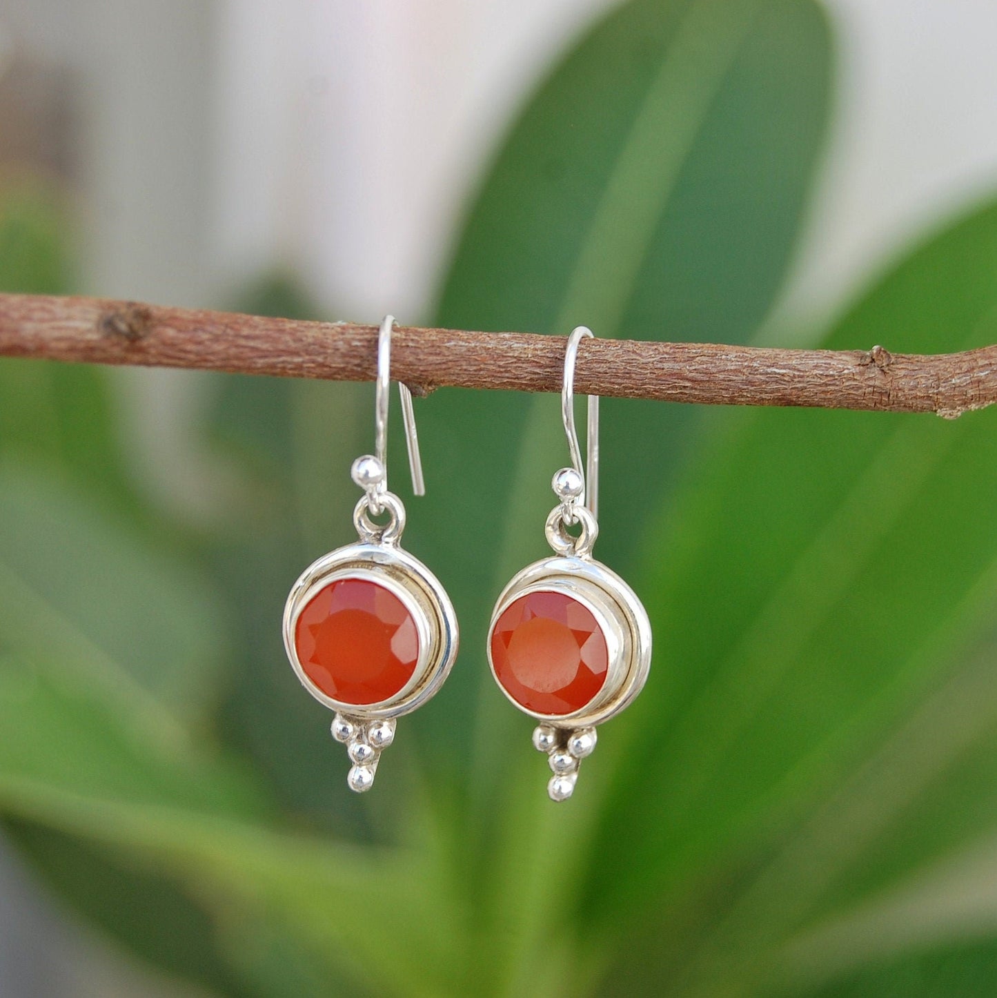 Carnelian Boho Earrings