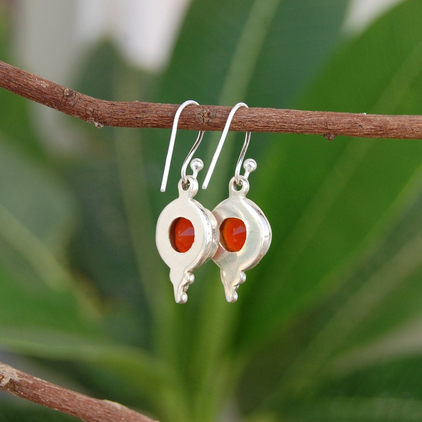 Carnelian Boho Earrings