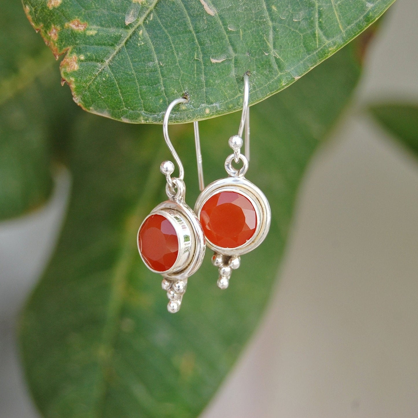 Carnelian Boho Earrings
