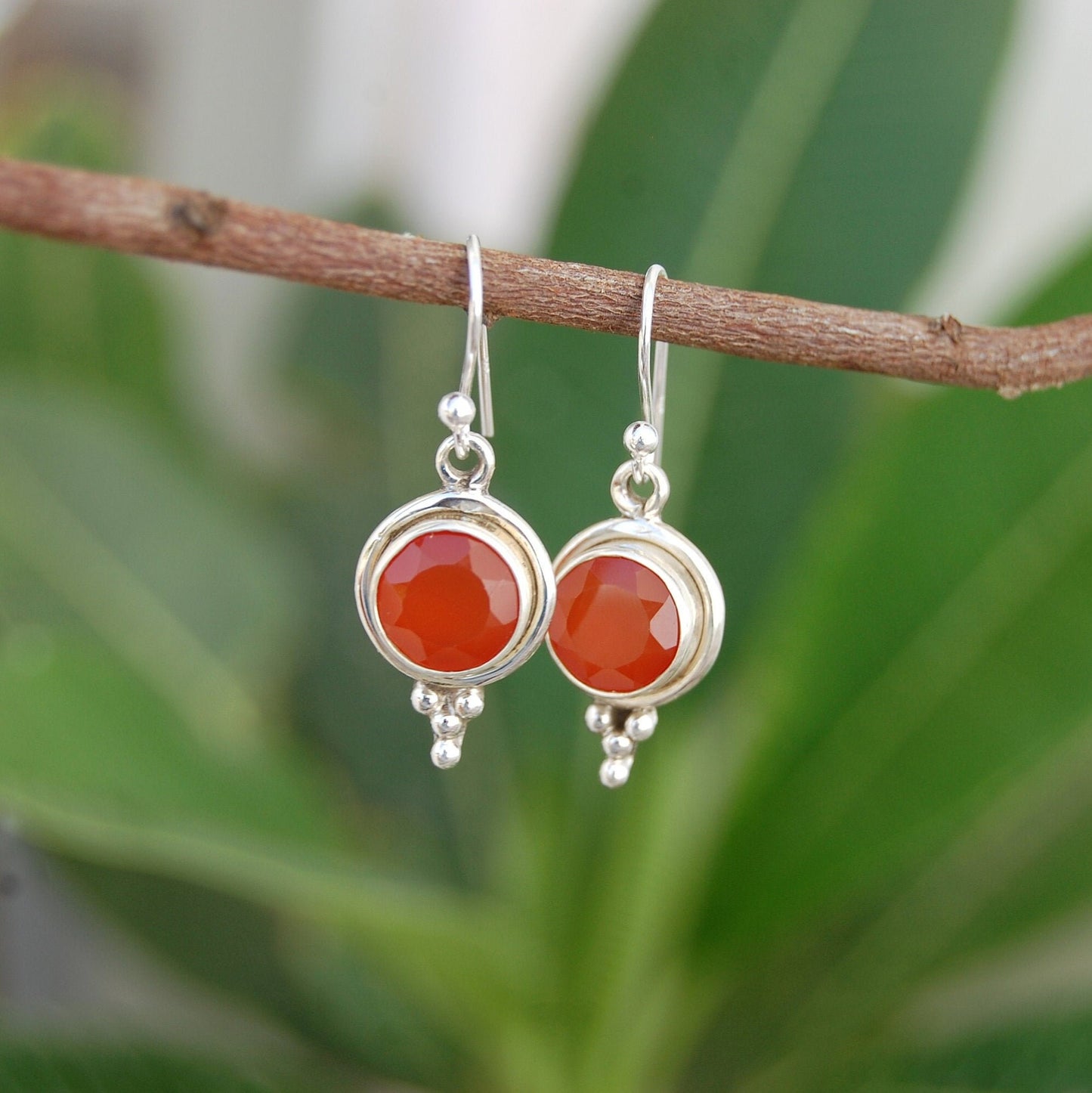 Carnelian Boho Earrings