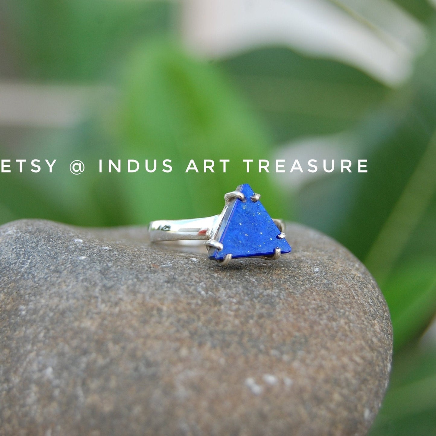 Pretty Lapis Lazuli Trillian Ring
