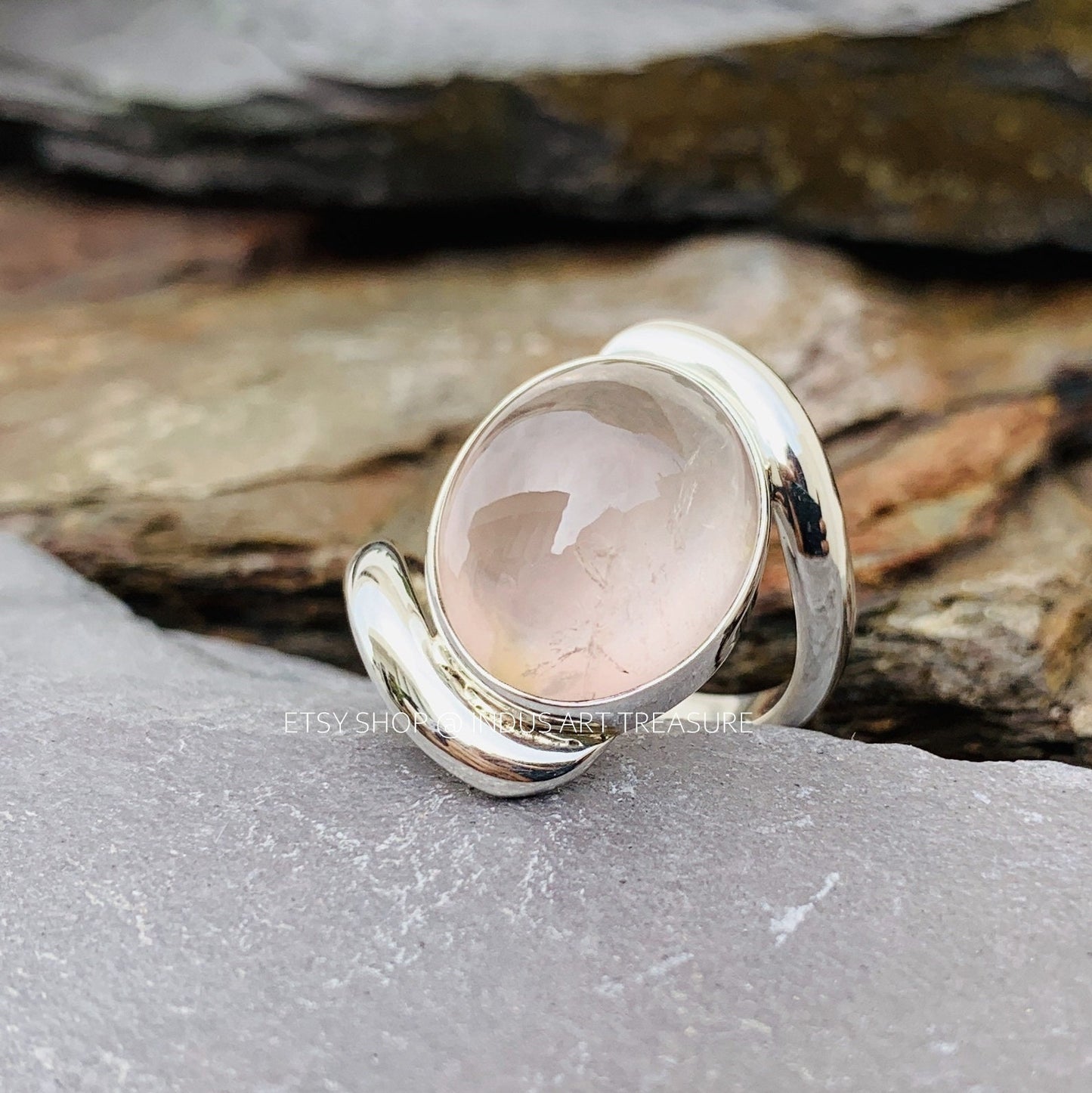 Rose Quartz Ring