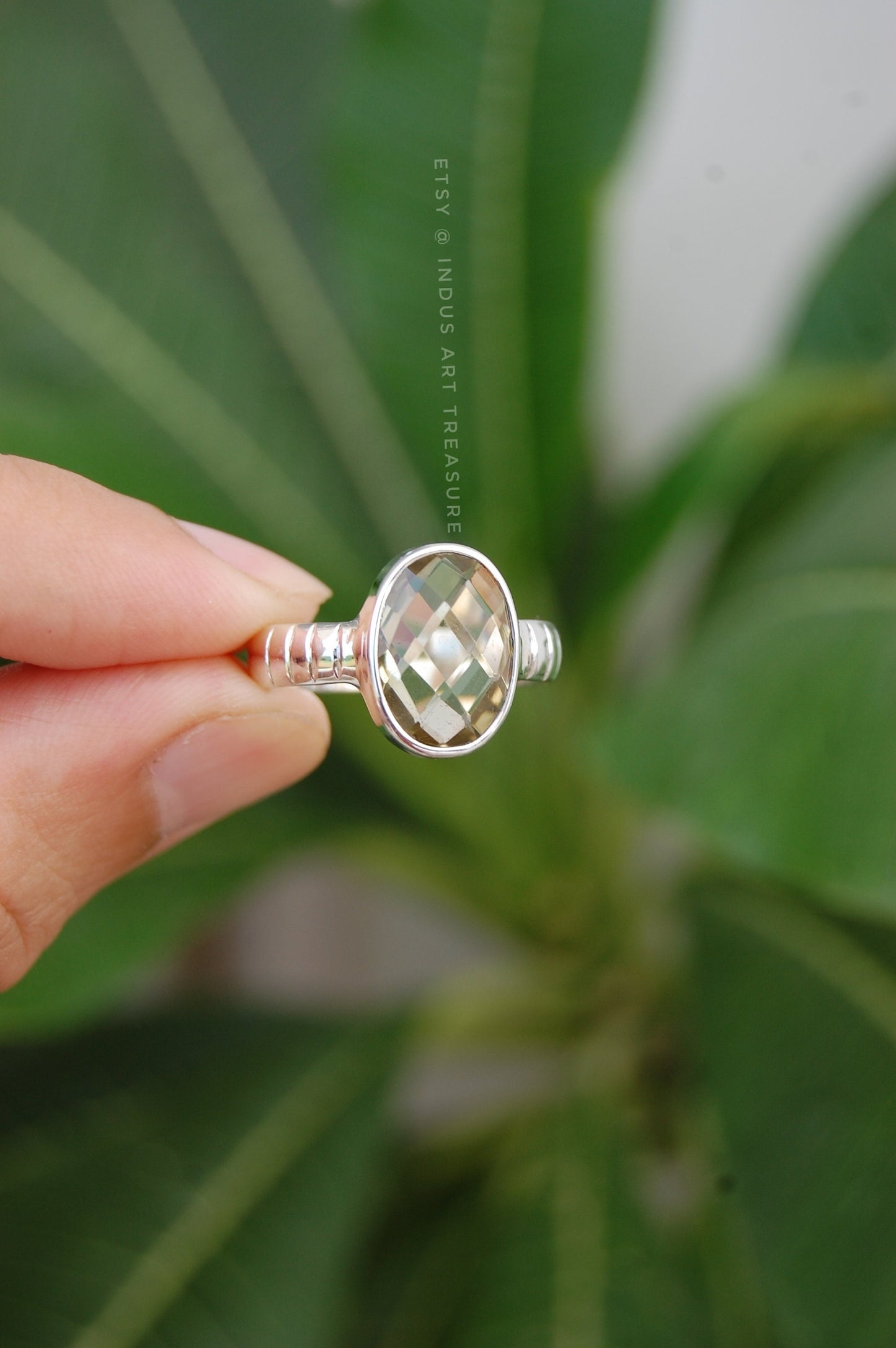 Citrine Oval Cut Ring