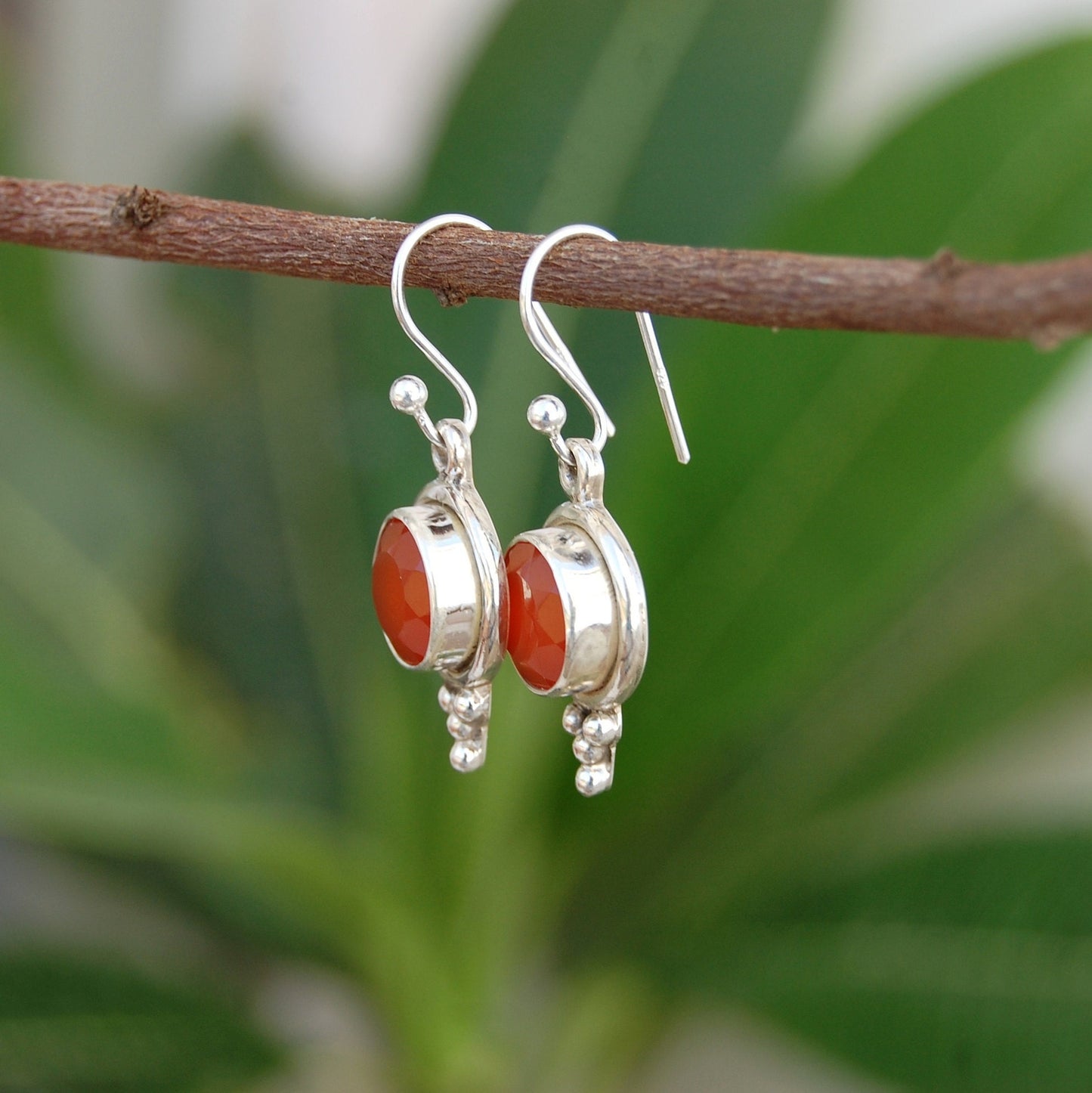 Carnelian Boho Earrings